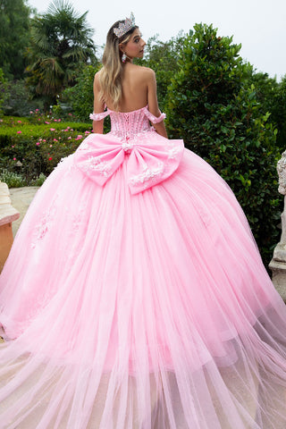 Schulterfreies Ballkleid mit Schleife von GLS Gloria GL3576
