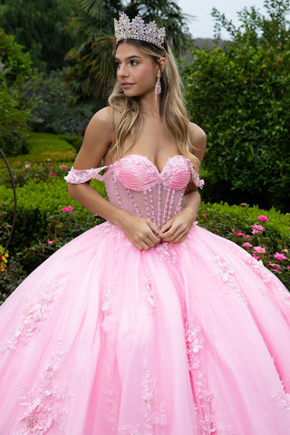 Schulterfreies Ballkleid mit Schleife von GLS Gloria GL3576