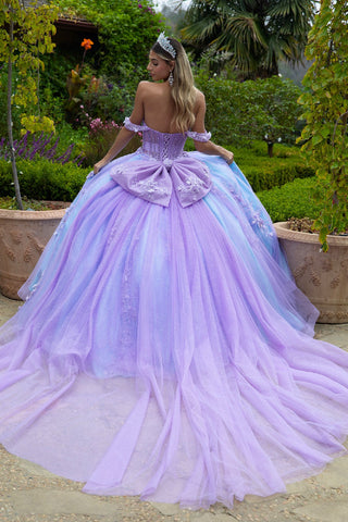 Schulterfreies Ballkleid mit Schleife von GLS Gloria GL3576