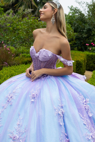 Schulterfreies Ballkleid mit Schleife von GLS Gloria GL3576