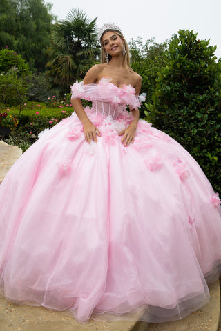 Schulterfreies Korsett-Ballkleid von GLS Gloria GL3608