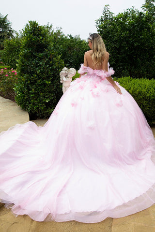 Schulterfreies Korsett-Ballkleid von GLS Gloria GL3608