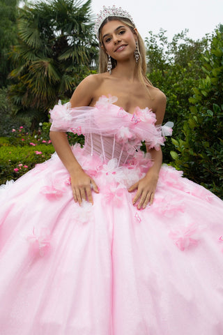 Schulterfreies Korsett-Ballkleid von GLS Gloria GL3608