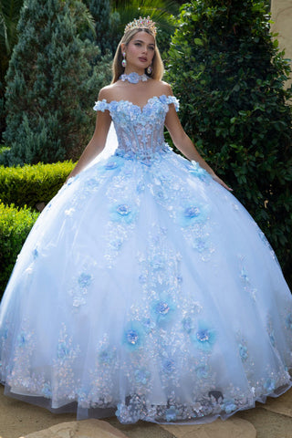 Schulterfreies Cape-Ballkleid von GLS Gloria GL3611