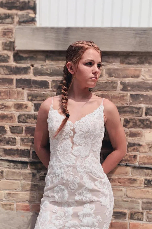 Wunderschöne Meerjungfrau-Trägerlosen Hochzeitskleider mit Applikationen
