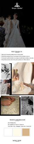 Tiefer weicher Satin mit Falten, tiefem V-Ausschnitt, ärmelloses Boho-Hochzeitskleid für Frauen 2024, Brautkleid, abito da sposa, NumberSea 