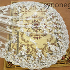 Cathedral Length Bridal Veil 1 Layer Wide Lace Veil with Metal Comb New Pattern for Wedding Real Photo