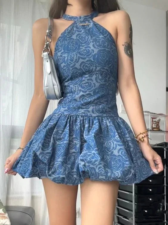 Vestido de Regreso a Casa con Estampado en Forma de A Adorable Traje para el 18.º Cumpleaños Y7265