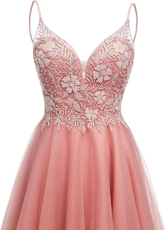 Funkelnde Tüll-Heimkehrkleider für Teenager Mini-Cocktailkleid Y2411