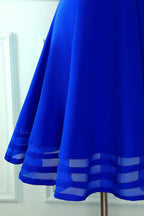 Vestido Corto Azul Real Lindo para el Baile de Bienvenida y Graduación del 8º Grado Y672