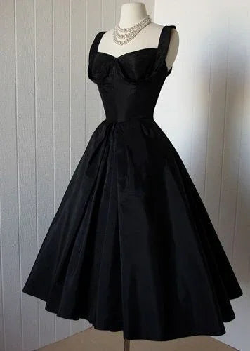 Schwarzes elegantes Cocktailkleid Kurzes Ballkleid Y4759