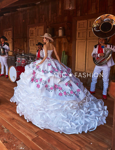 3-teiliges Charro Quinceanera-Kleid von Ragazza M51-151