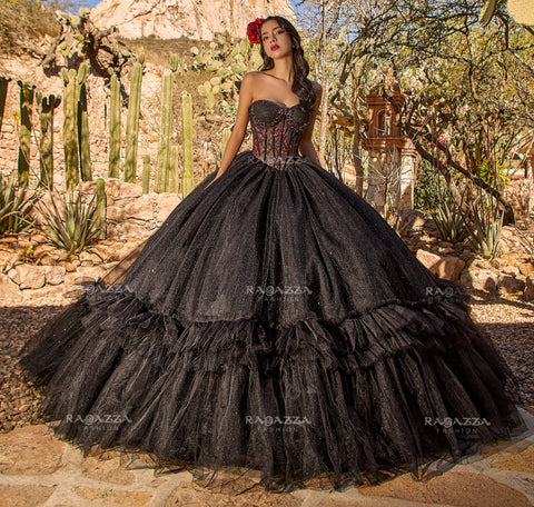 Korsett-Charro-Quinceanera-Kleid von Ragazza MV55-155