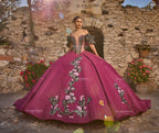 Floral Charro Quinceanera Dress by Ragazza MV56-156