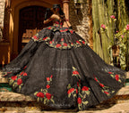 Floral Charro Quinceanera Dress by Ragazza MV57-157