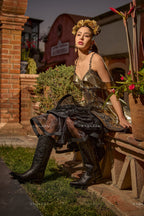 Ruffled Charro Quinceanera Dress by Ragazza MV59-159