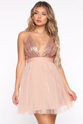 Tiefer V-Ausschnitt Heimkehrkleid SYH52