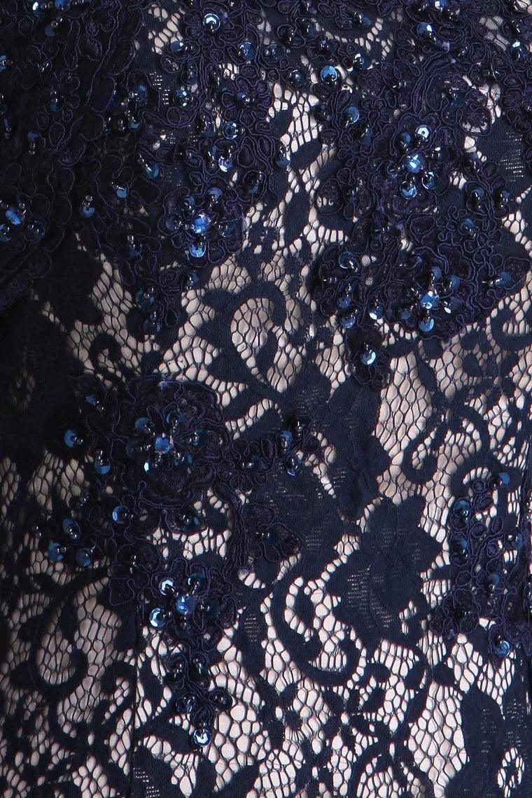 Vestidos de mãe da noiva em renda, sem alças, sereia, comprimento até ao chão