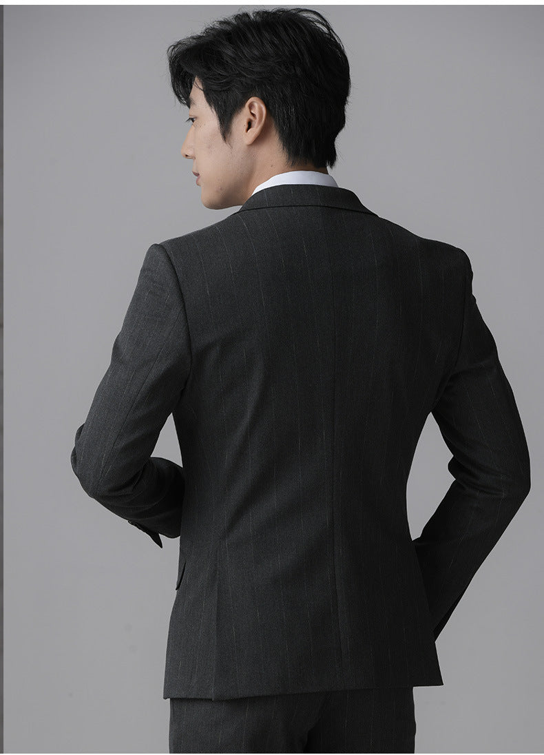 Men's Slim Fit Tuxedo Suit | 3-Piece Formal Wedding & Evening Wear Set