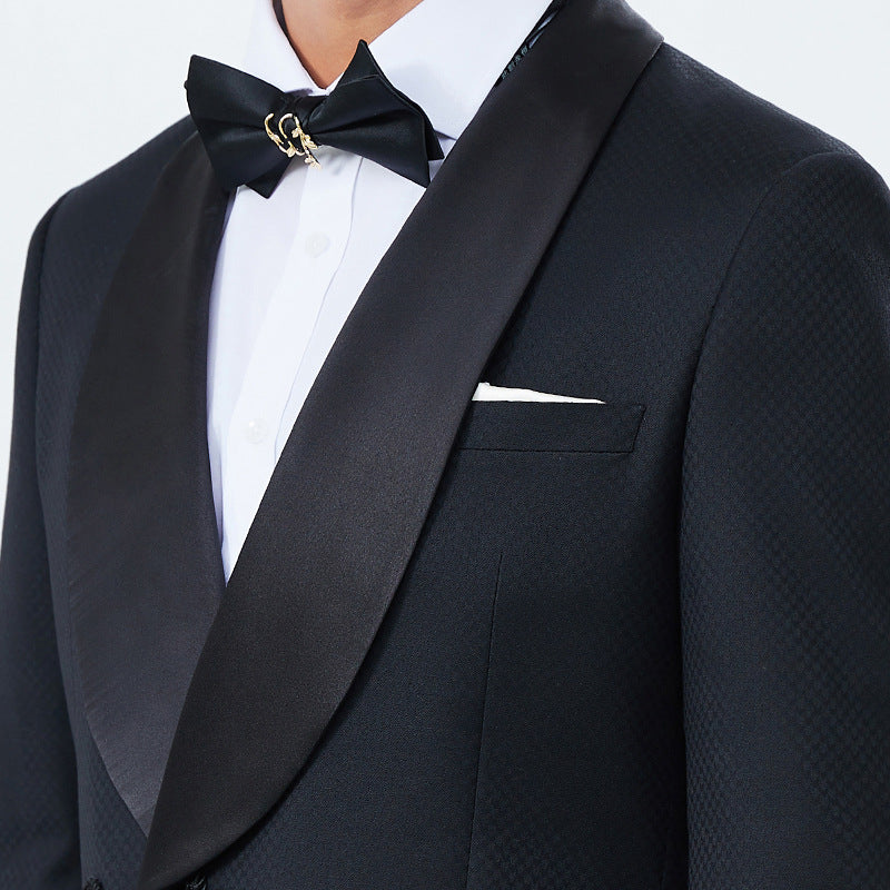 Customized wedding evening gown, men's high-end suit, tailored banquet suit, men's suit, men's suit