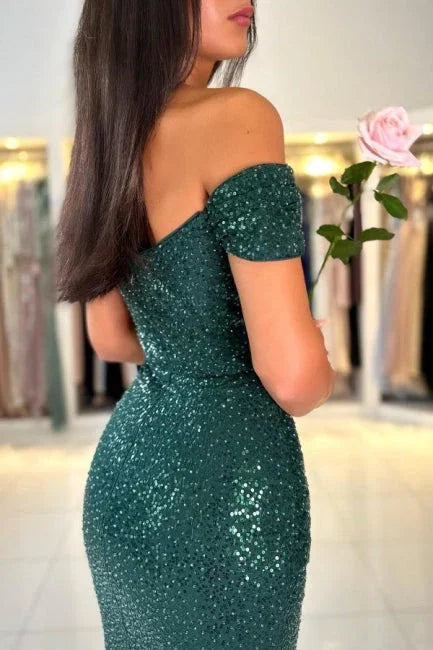 Bügelloses Herzausschnitt-Dunkelgrün-Kleid für den Homecoming