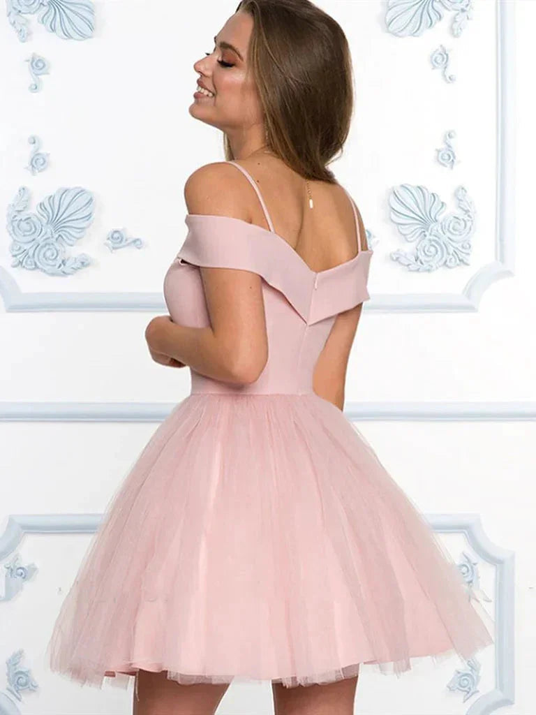 Off-the-Shoulder Heimkehrkleider SYH72