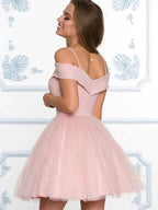 Off-the-Shoulder Heimkehrkleider SYH72
