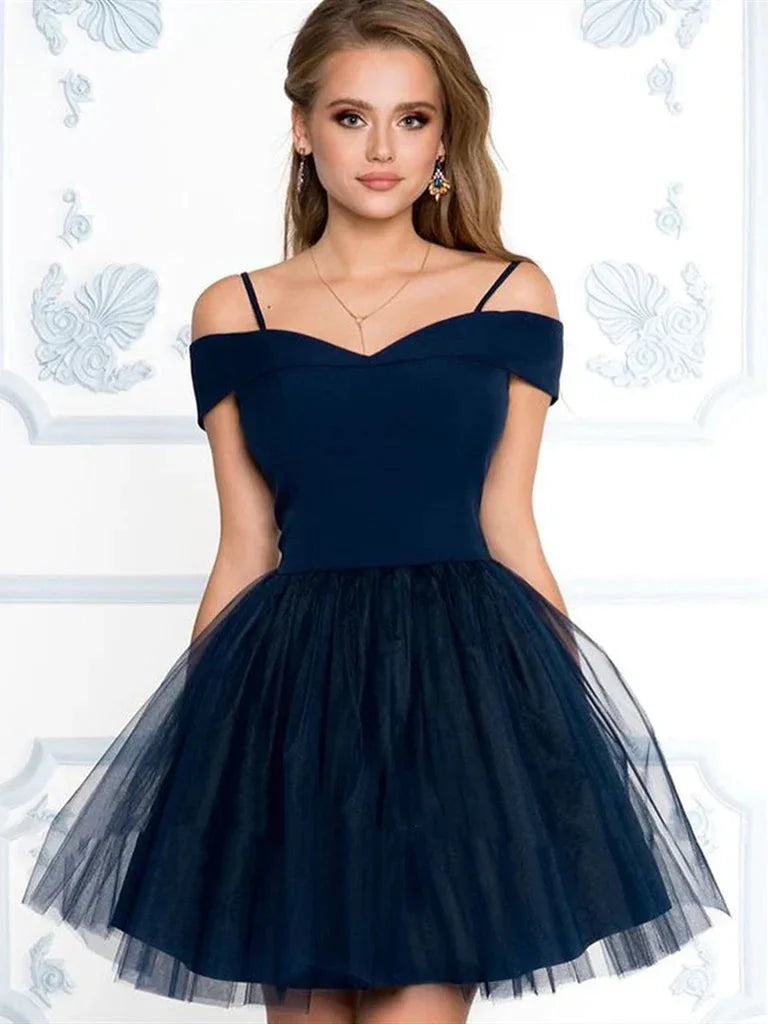 Off-the-Shoulder Heimkehrkleider SYH72