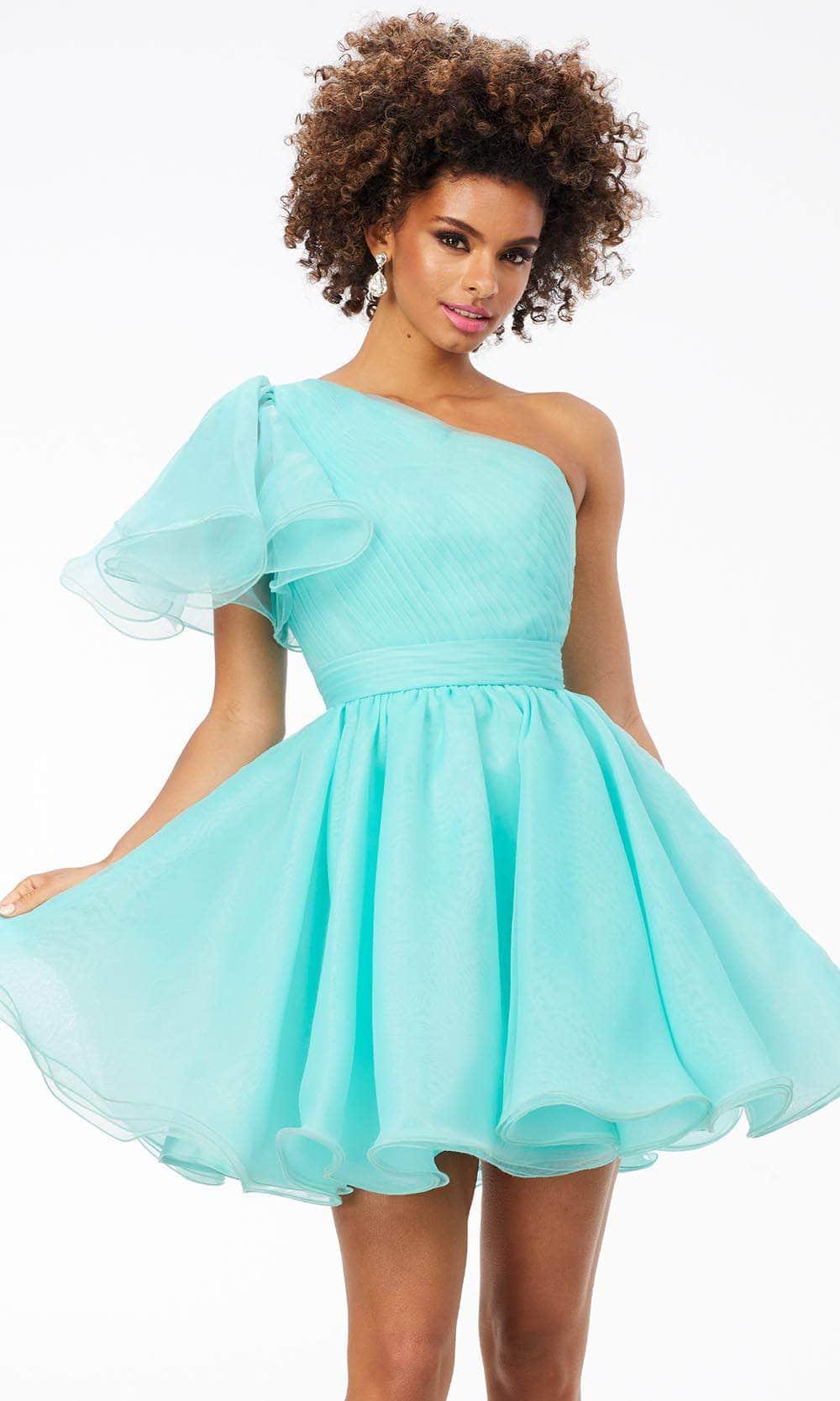 Ein Flatterärmel Cocktailkleid SYH108