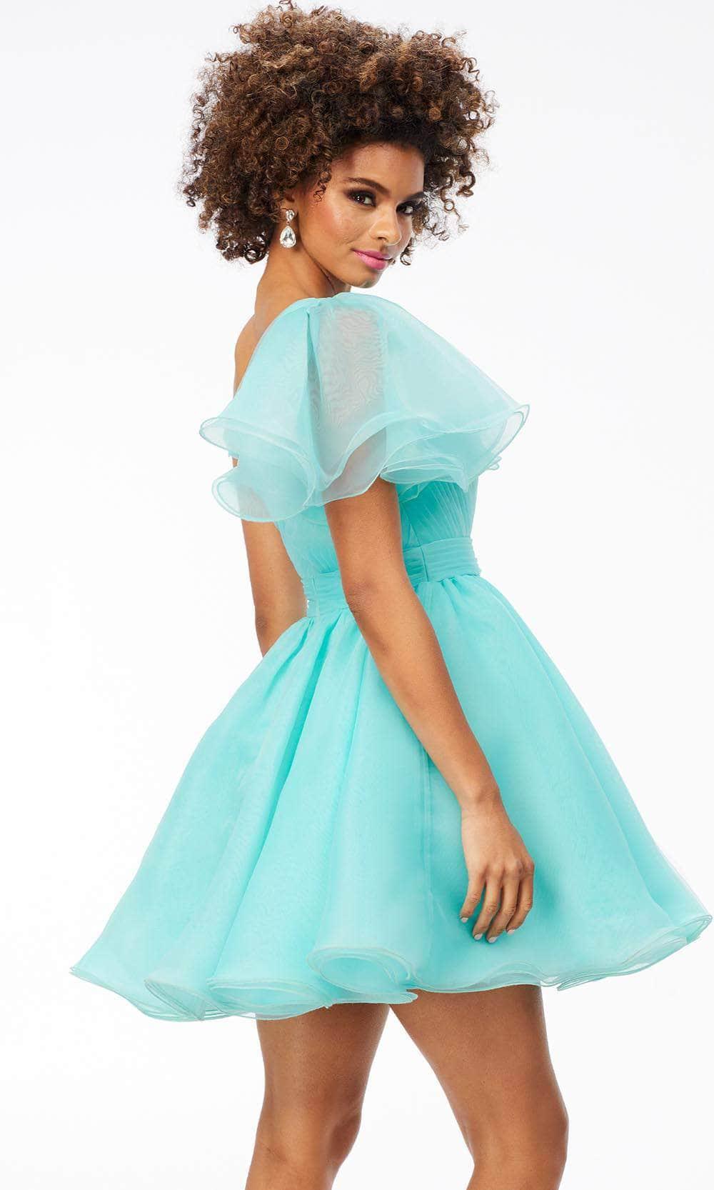Ein Flatterärmel Cocktailkleid SYH108