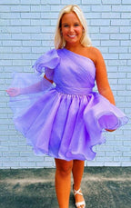 Ein Flatterärmel Cocktailkleid SYH108