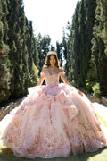 Schulterfreies Korsett-Ballkleid von Petite Adele PQ1074