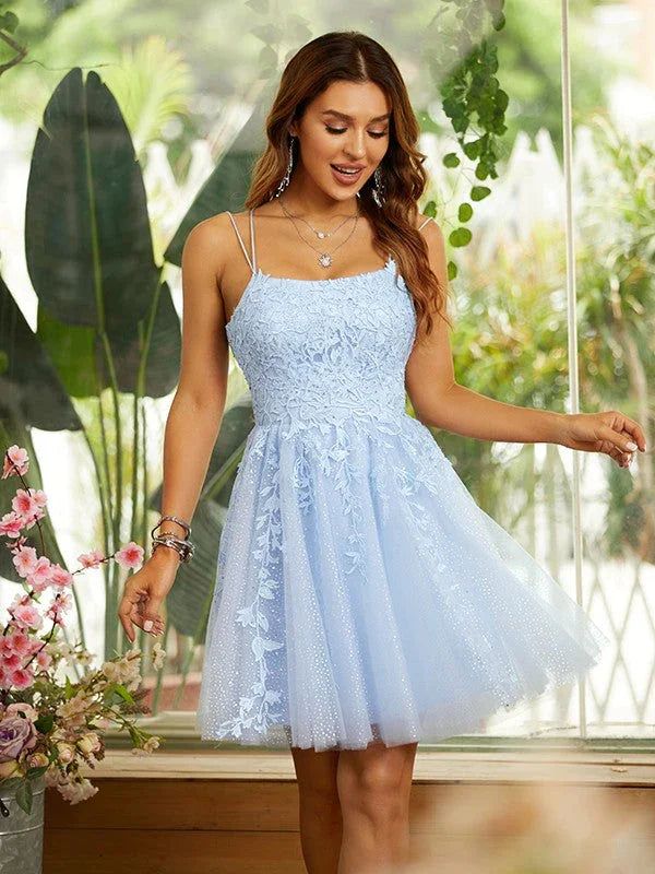 Vestidos cortos de fiesta hasta la rodilla con bolsillos SYH49