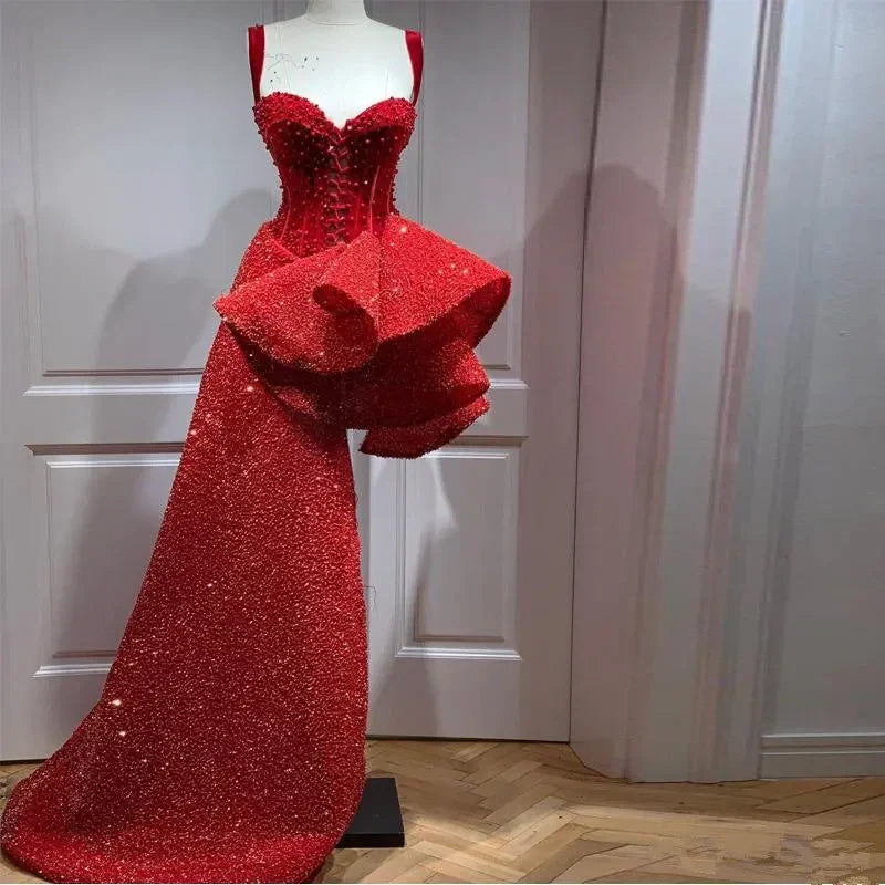 Vestido de fiesta de cumpleaños línea A de lujo Vestido de baile de graduación línea A Y6711