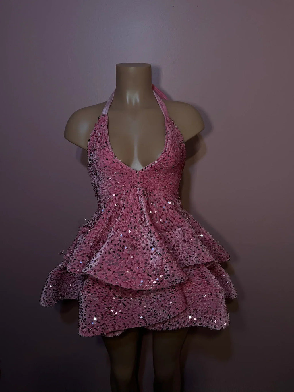 Rotes Pailletten A-Linien Homecoming-Kleider Funkelnde Pailletten Cocktailkleider Y4239