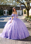 Abito da Quinceañera senza Spalline con Perline di Rachel Allan RQ1142