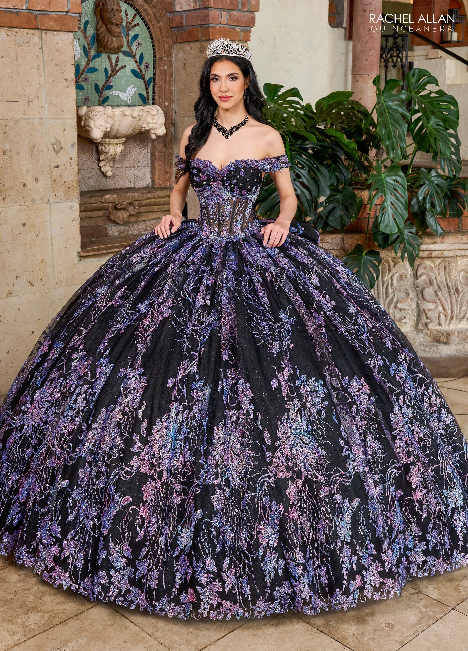 Off Shoulder Quinceanera Dress by Rachel Allan RQ1146