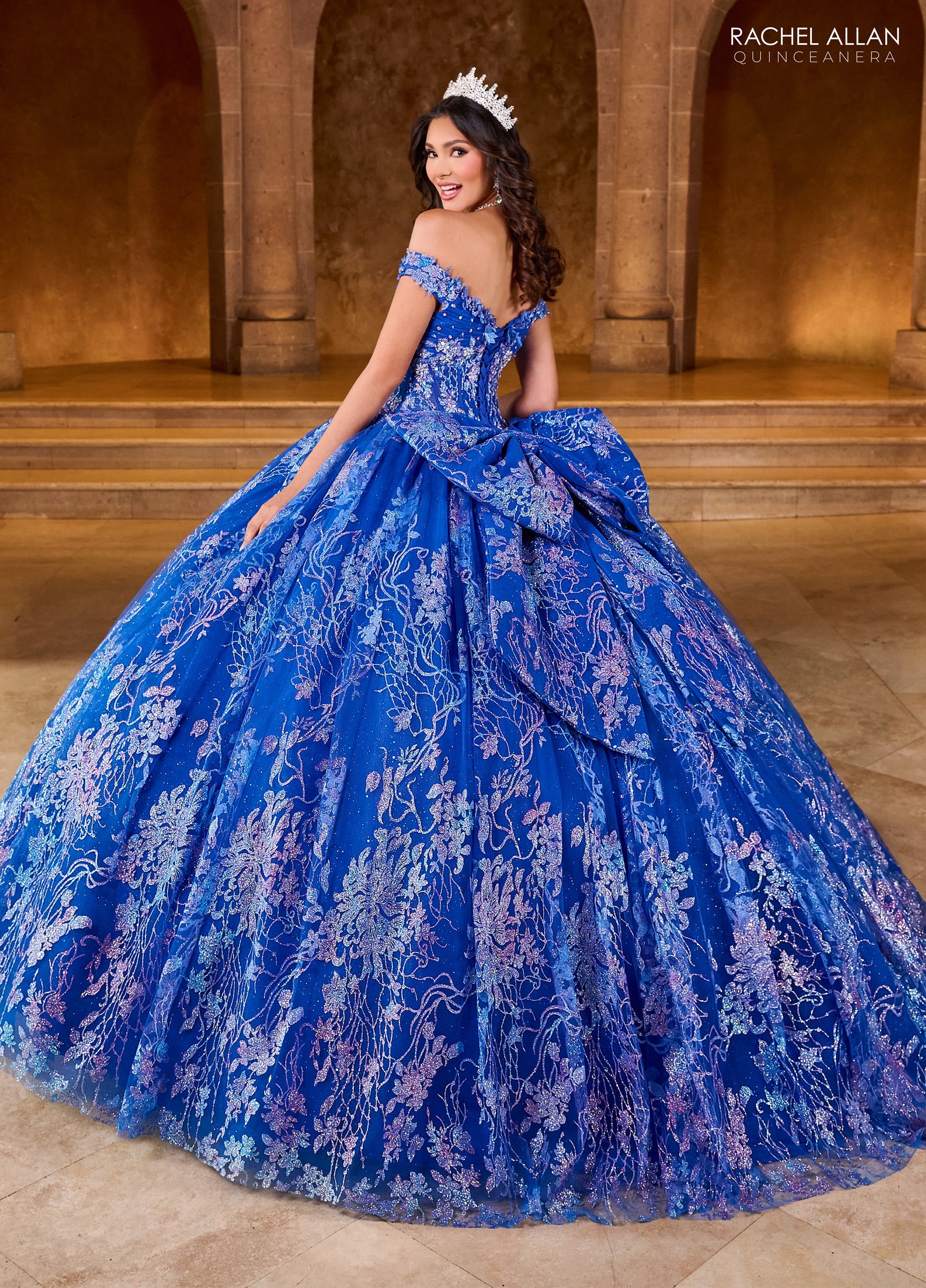 Off Shoulder Quinceanera Dress by Rachel Allan RQ1146