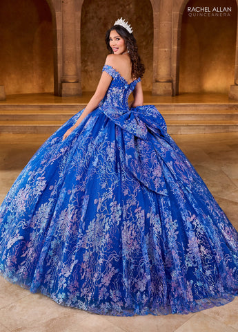 Schulterfreies Quinceanera-Kleid von Rachel Allan RQ1146
