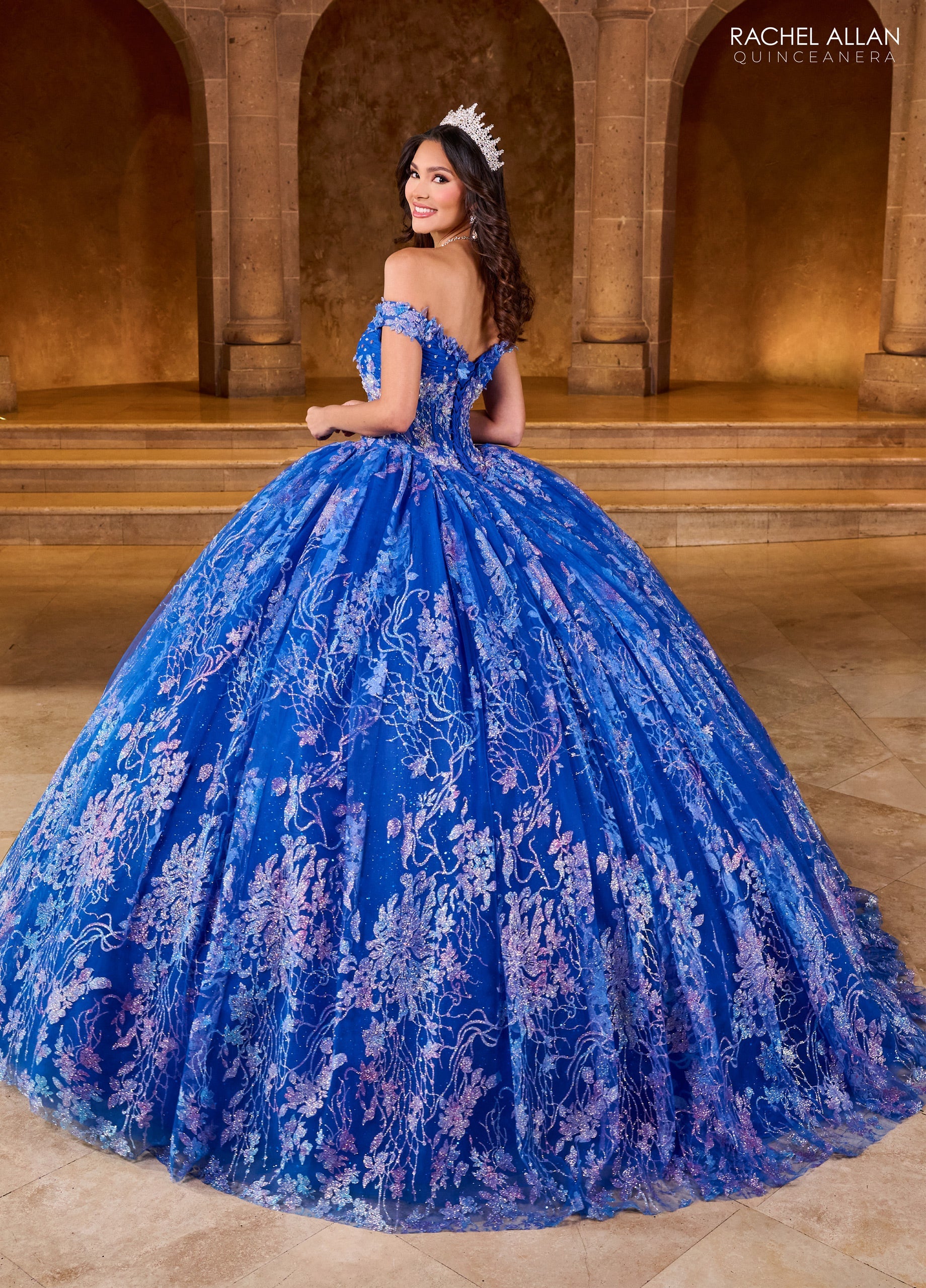 Off Shoulder Quinceanera Dress by Rachel Allan RQ1146