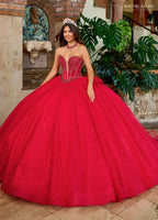 Strapless Quinceanera Dress by Rachel Allan RQ1156