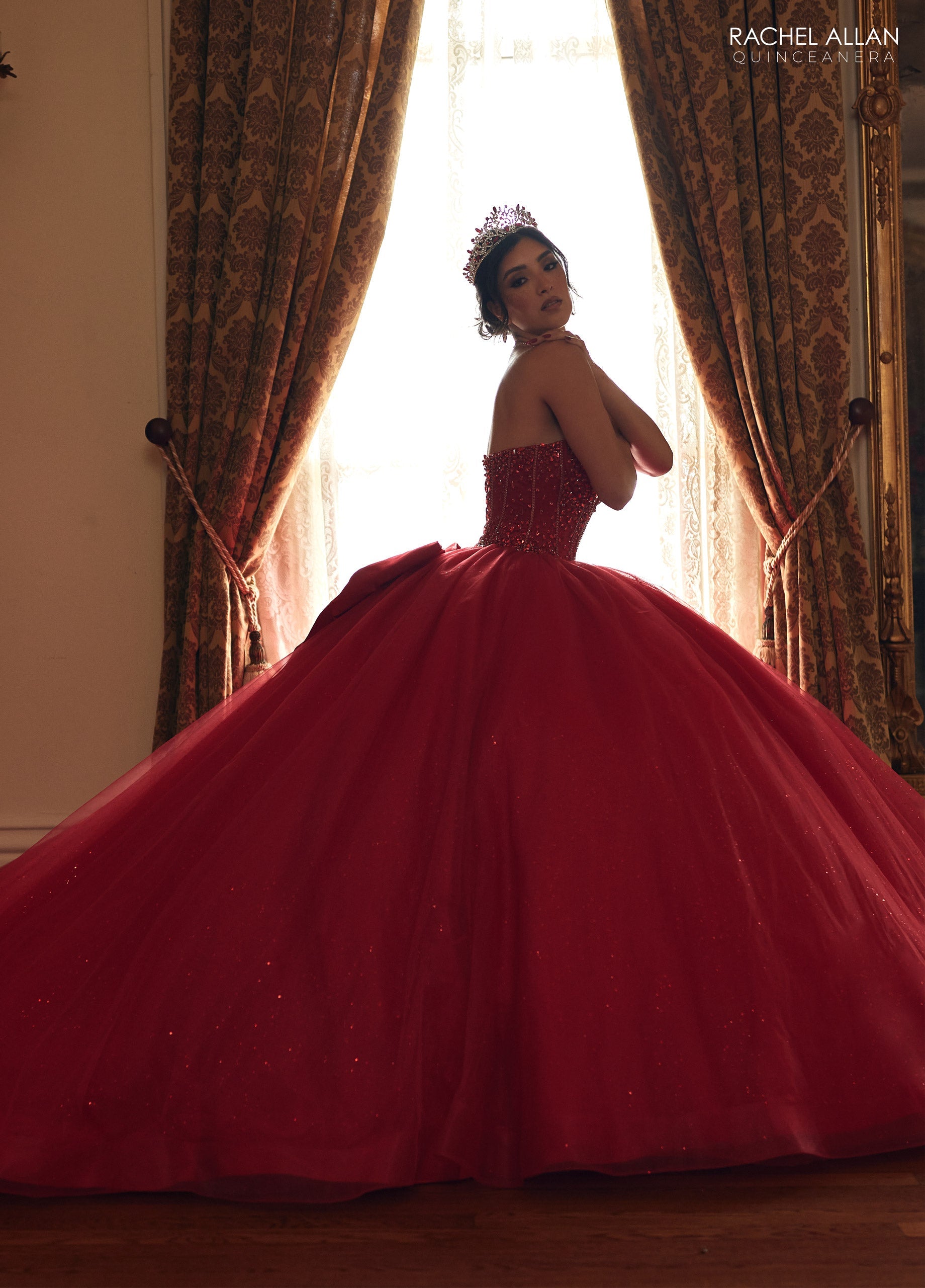 Strapless Quinceanera Dress by Rachel Allan RQ1156