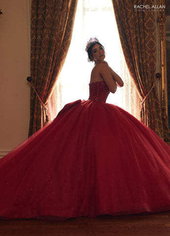 Trägerloses Quinceanera-Kleid von Rachel Allan RQ1156