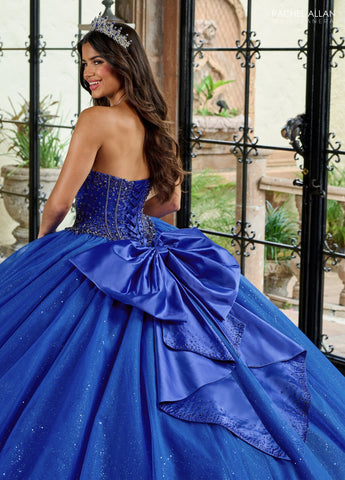 Trägerloses Quinceanera-Kleid von Rachel Allan RQ1156
