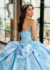 3D Floral Sweetheart Quinceanera Dress by Rachel Allan RQ1157