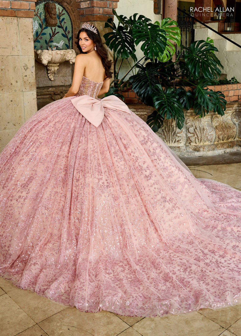 Vestido sem alças para debutantes de Rachel Allan RQ1160