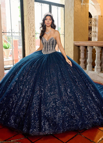 Vestido sem alças para debutantes de Rachel Allan RQ1160