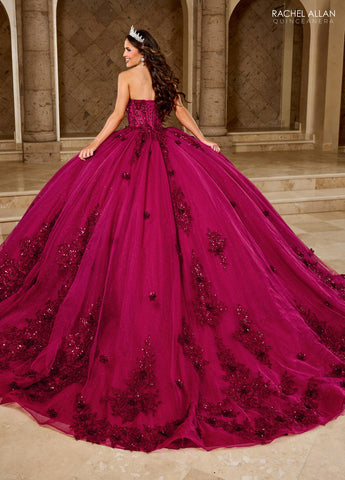 Vestido sem alças para quinze anos, de Rachel Allan RQ1163