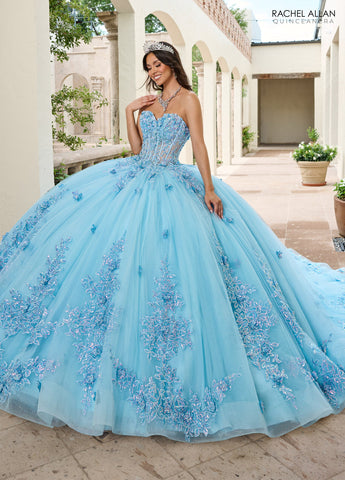 Vestido sem alças para quinze anos, de Rachel Allan RQ1163