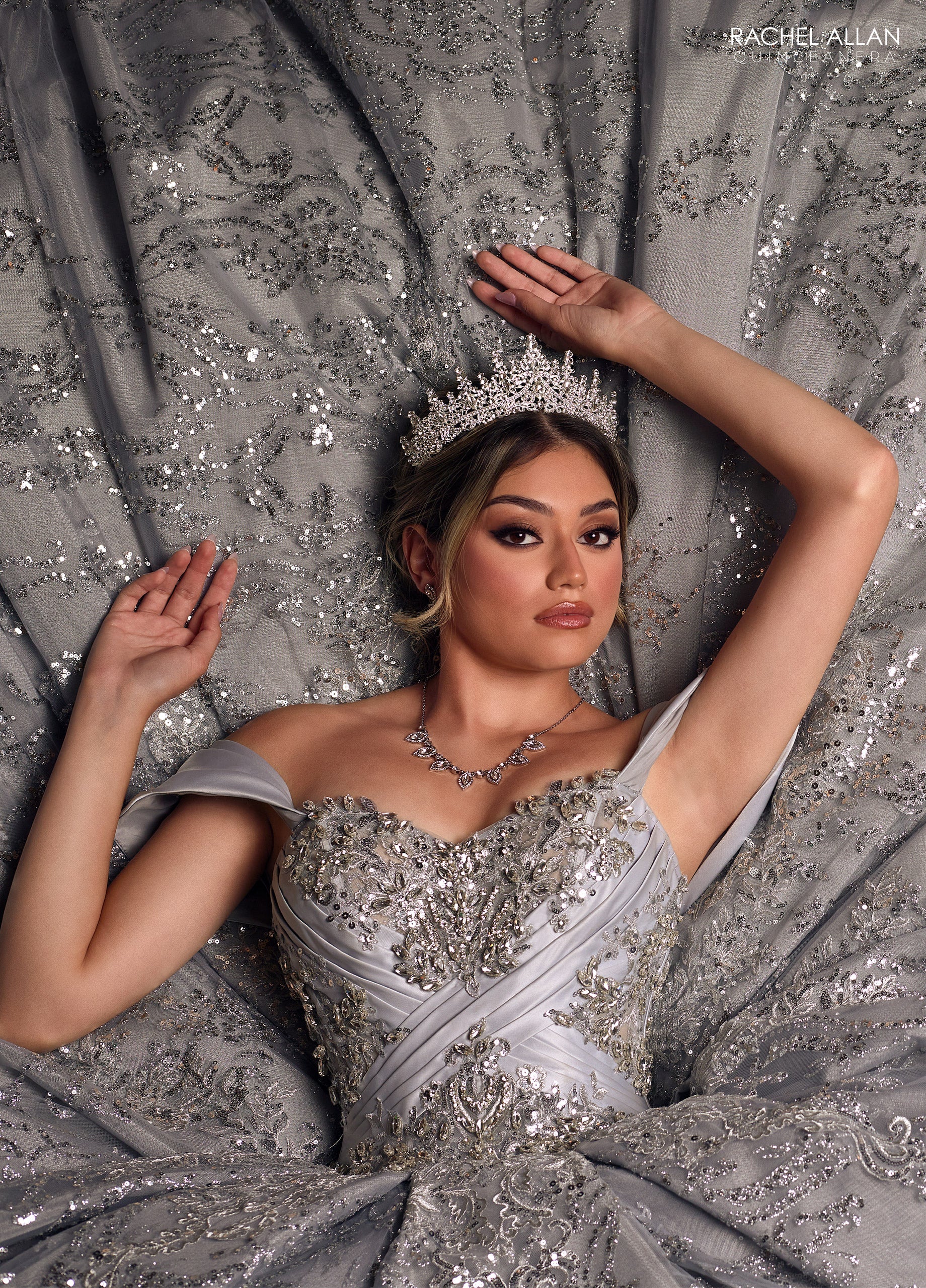 Off Shoulder Quinceanera Dress by Rachel Allan RQ2194